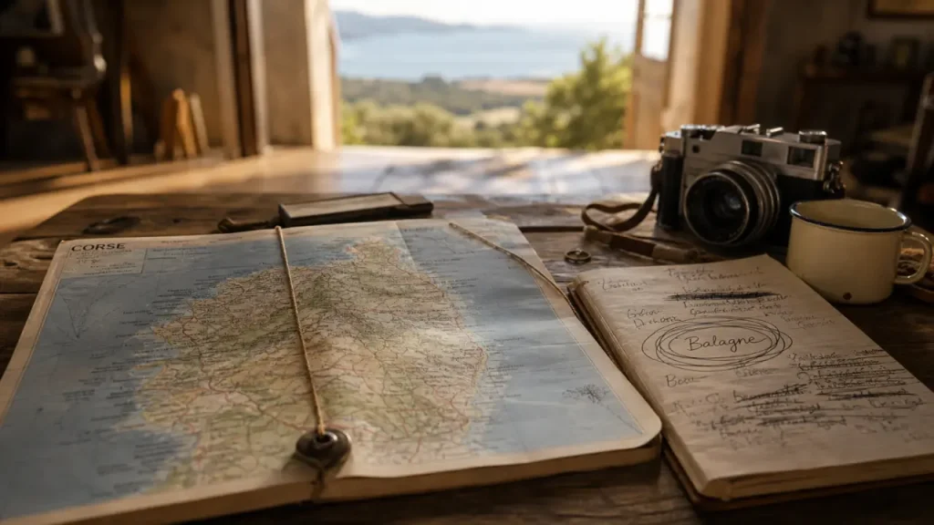Carte des plus beaux villages de Corse : 3 circuits