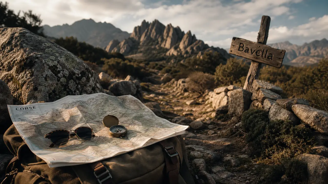 Corse du sud itinéraire de randonnée entre Sartène, Coscione et Bavella