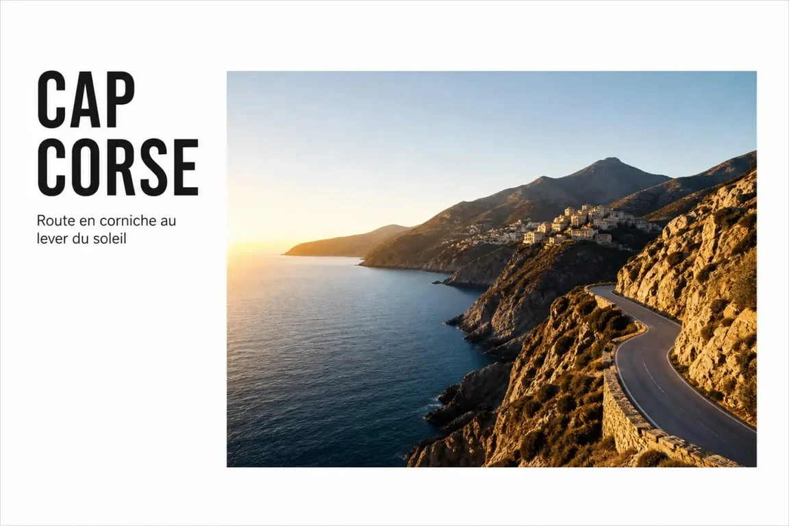 Visiter le Cap Corse, route panoramique en bord de mer avec villages perchés