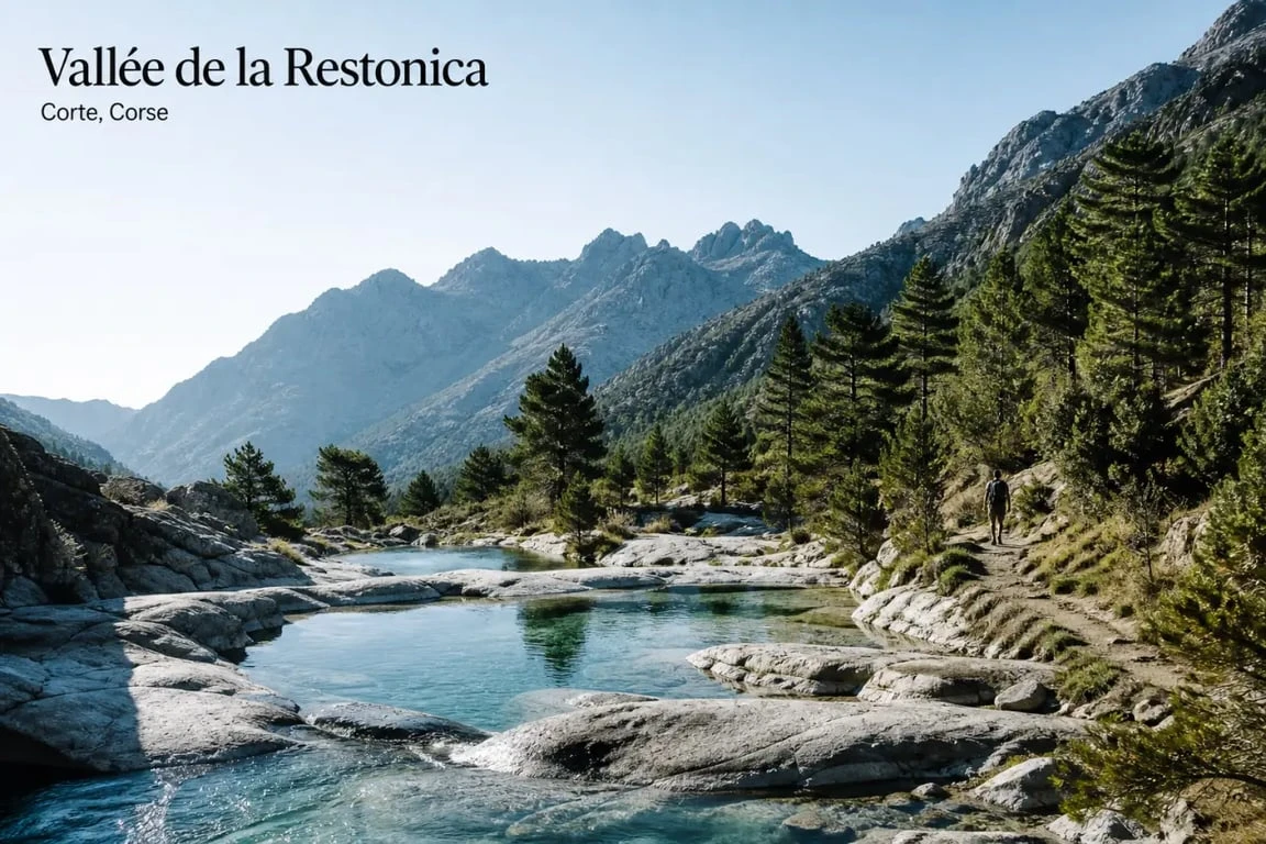 Que faire à Corte Corse : la vallée de la Restonica et ses vasques d’eau claire