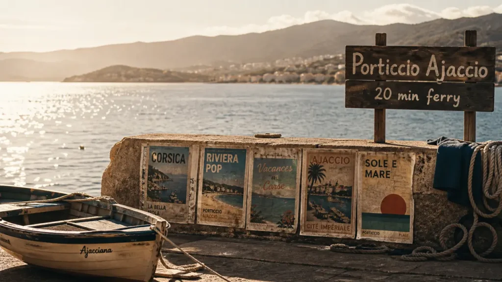 Porticcio Ajaccio distance : 20,1 km par la route
