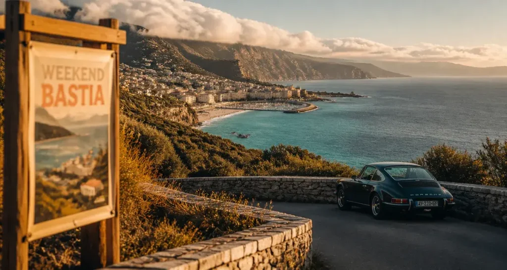 Que faire en Corse ce week-end : route côtière et maquis près de Bastia, mer turquoise