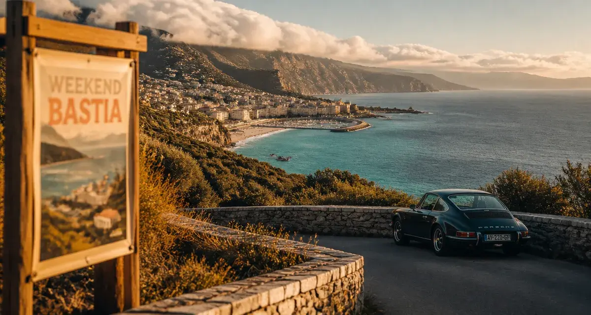 Que faire en Corse ce week-end : route côtière et maquis près de Bastia, mer turquoise