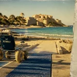 Vacances en corse pour personnes handicapées : plage accessible et rampe