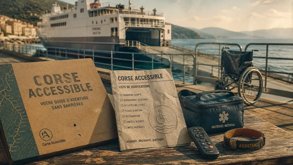 Vacances en corse pour personnes handicapées : checklist plages, routes et hébergements accessibles