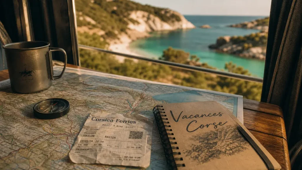 Vacances de printemps en Corse : carte, billet de ferry et itinéraire