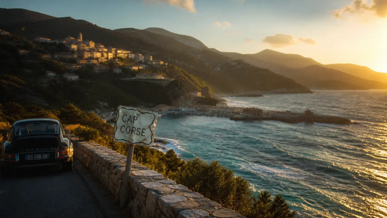 Visiter le cap corse sur la route D80 : village, mer turquoise et route panoramique