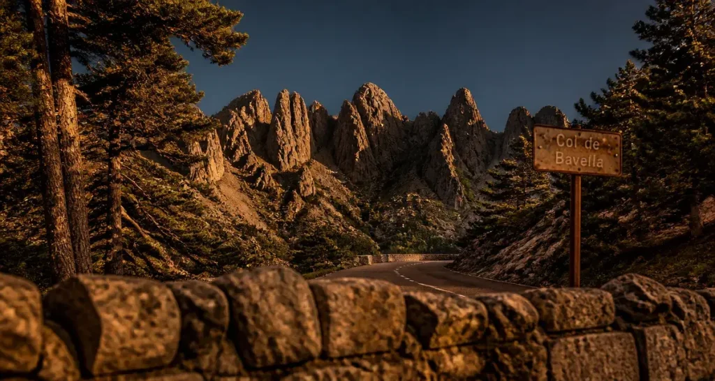 Panorama des aiguilles de Bavella depuis le col de Bavella