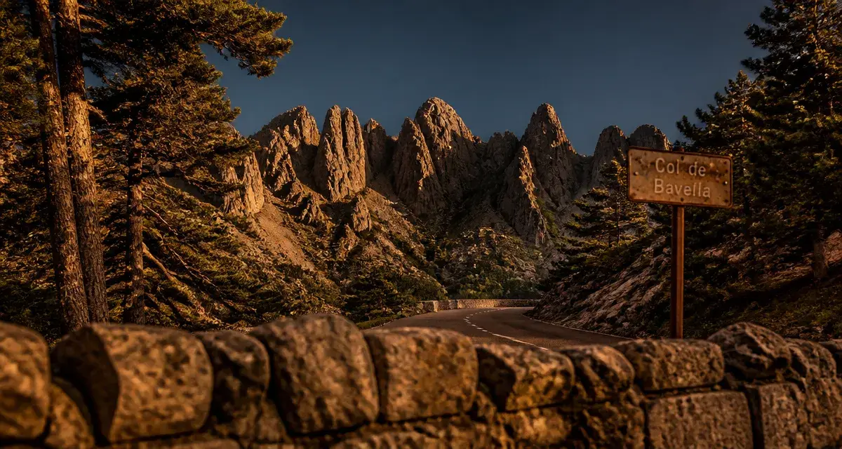 Panorama des aiguilles de Bavella depuis le col de Bavella
