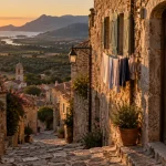 Belgodère corse que faire : ruelle en pierre et vallée du Reginu