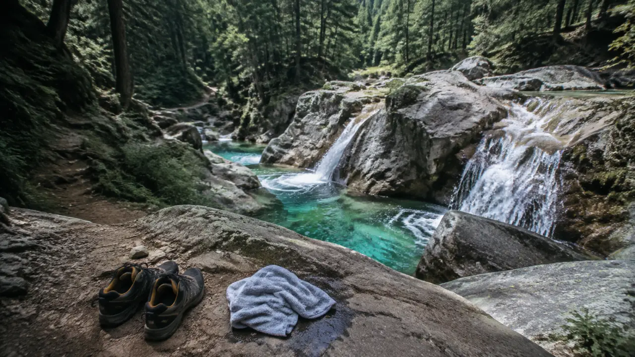 Cascade des anglais corse : vasques turquoise et eau cristalline