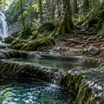 Cascade des anglais en corse : vasques naturelles et chute en brume