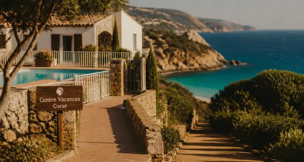 Centre vacances Corse : villa, piscine et mer turquoise en Corse
