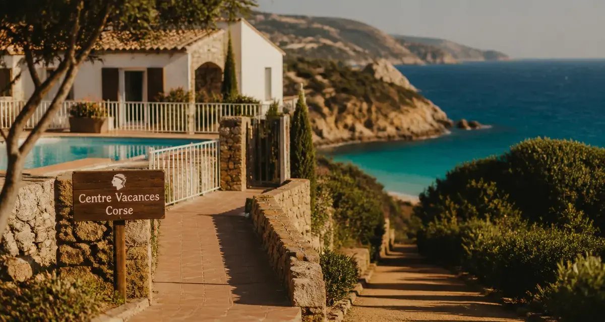 Centre vacances Corse : villa, piscine et mer turquoise en Corse