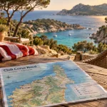 club vacances corse du nord : carte du secteur et bord de mer en Haute-Corse