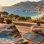 Clubs vacances Corse, vue mer et montagne depuis un club