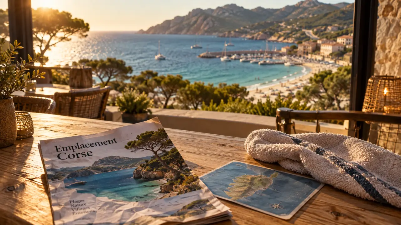 Clubs vacances Corse, vue mer et montagne depuis un club