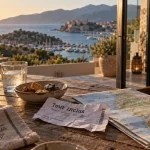 Corse vacances all inclusive : ticket tout inclus sur terrasse, Méditerranée au loin