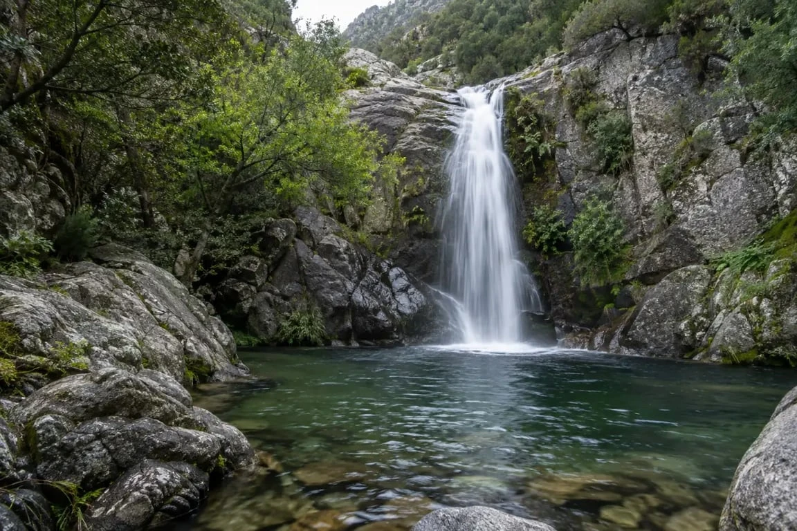 Cascade Ajaccio : cascade de Carnevale près de Cauro et son bassin naturel