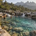 Piscines solenzara, U Ponte Grossu, eau turquoise et rochers