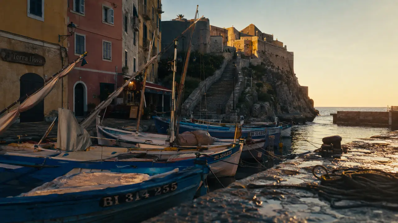 Que faire a Bastia : vue du Vieux-Port vers la Citadelle Terra Nova