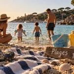 Que faire en Corse avec des enfants : plage calme familiale en eau peu profonde