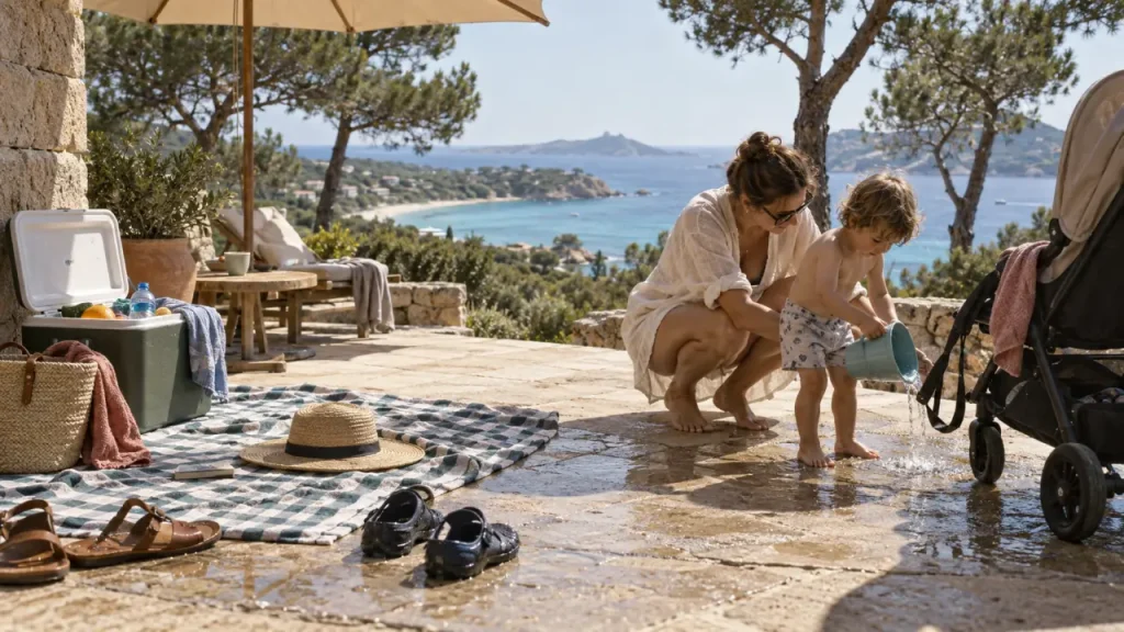 Vacances famille Corse du Sud : plage calme à Porto-Vecchio