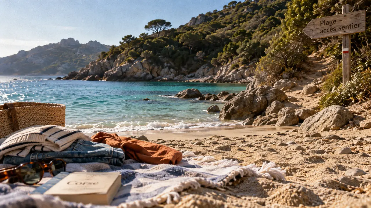 Vacances naturiste en corse : panneau « Zone naturiste » près d’une plage