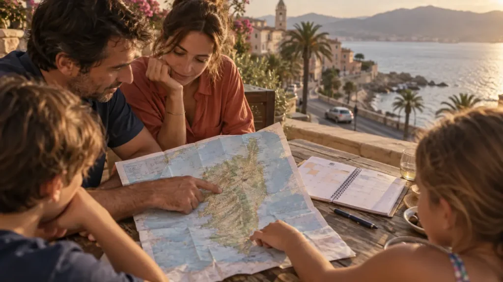 Vacances scolaire corse : calendrier et carte routière à Ajaccio