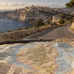 Ville a visiter en corse : route vers Bonifacio