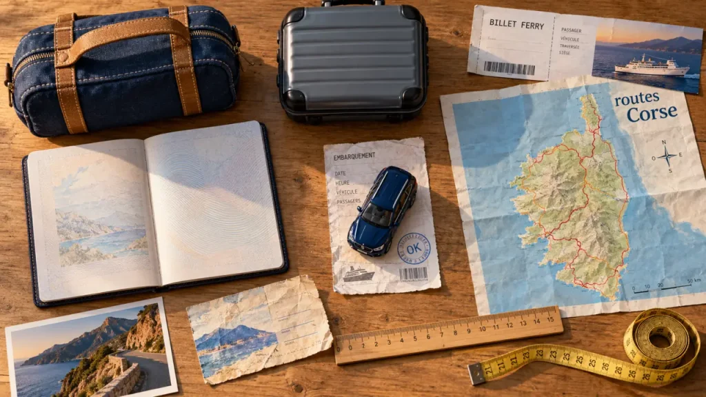 Aller en Corse : ferry avec voiture ou avion avec location