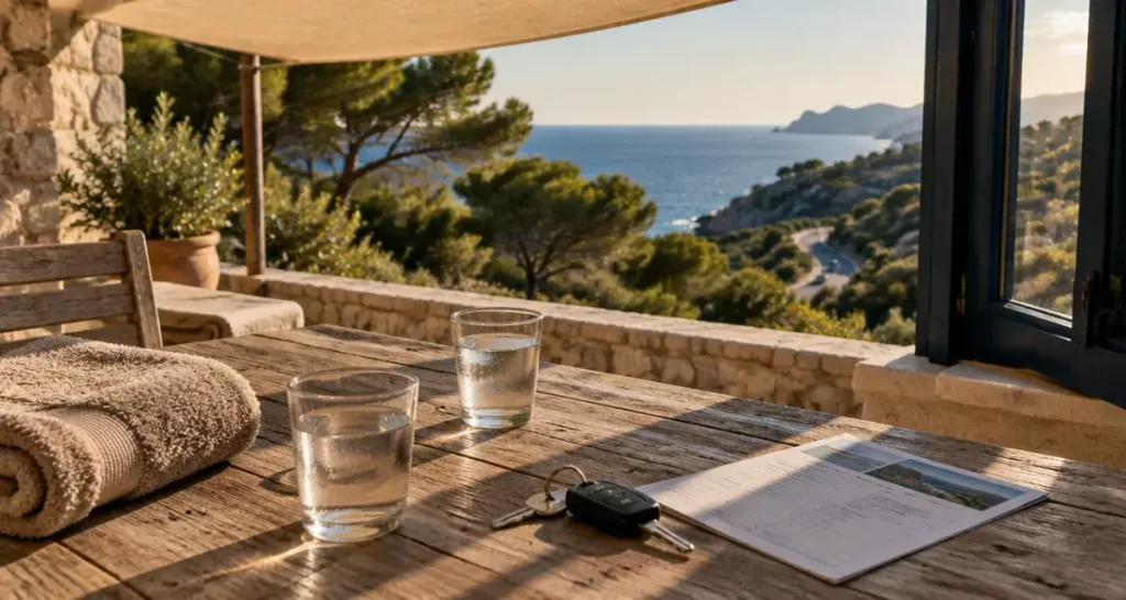 Appartement vacances Corse du Sud avec terrasse et vue mer