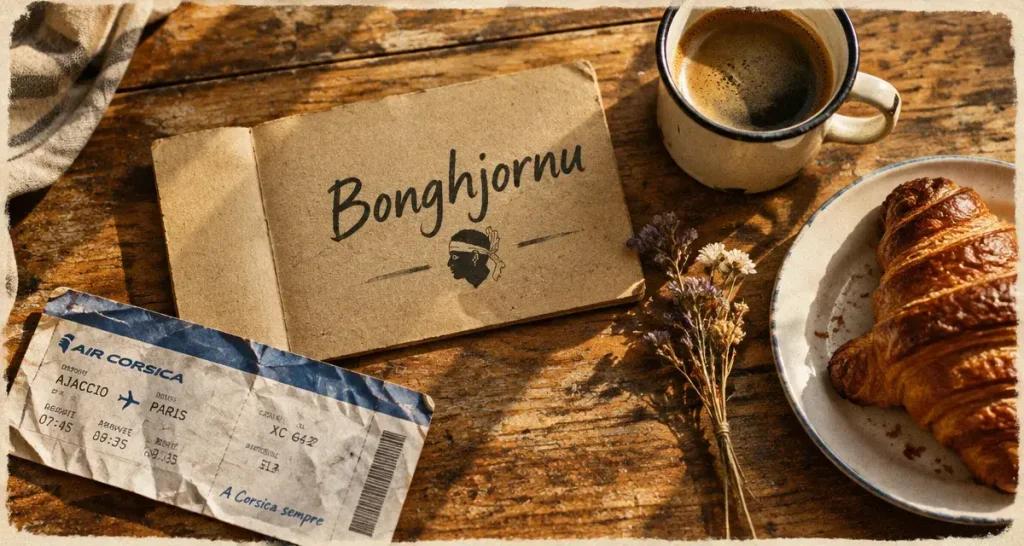 Bonjour en corse : Bonghjornu, message de bienvenue