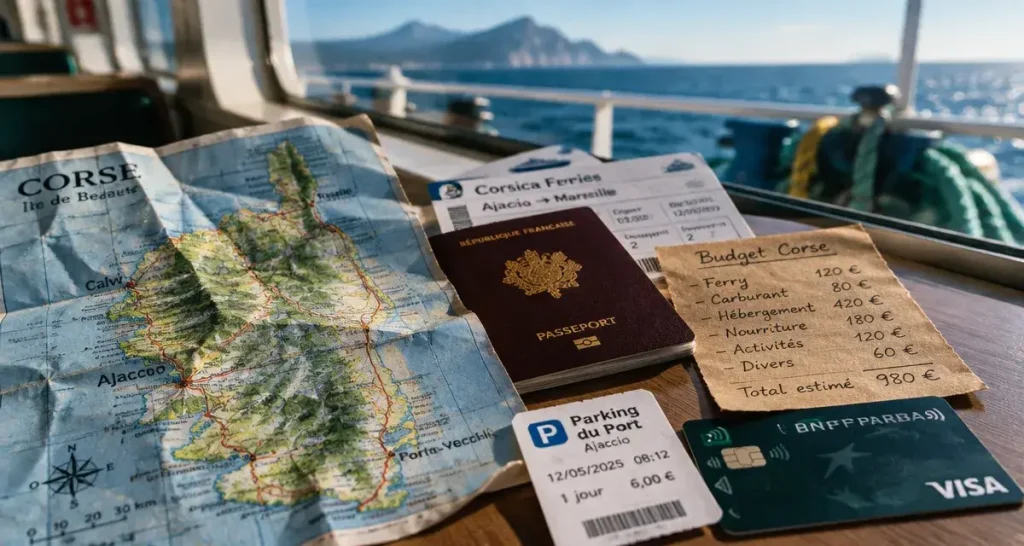Corse budget vacances : ferry, voiture et nuits