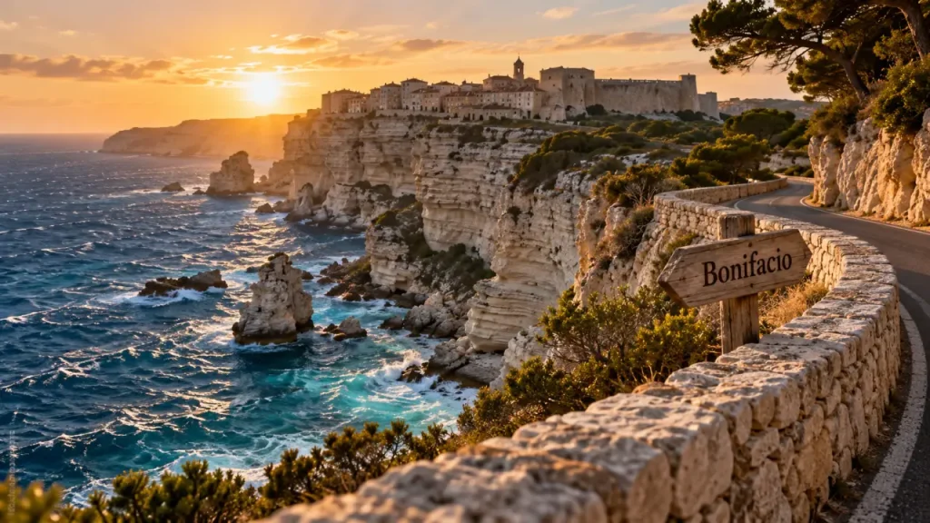 Corse sud : falaises de Bonifacio