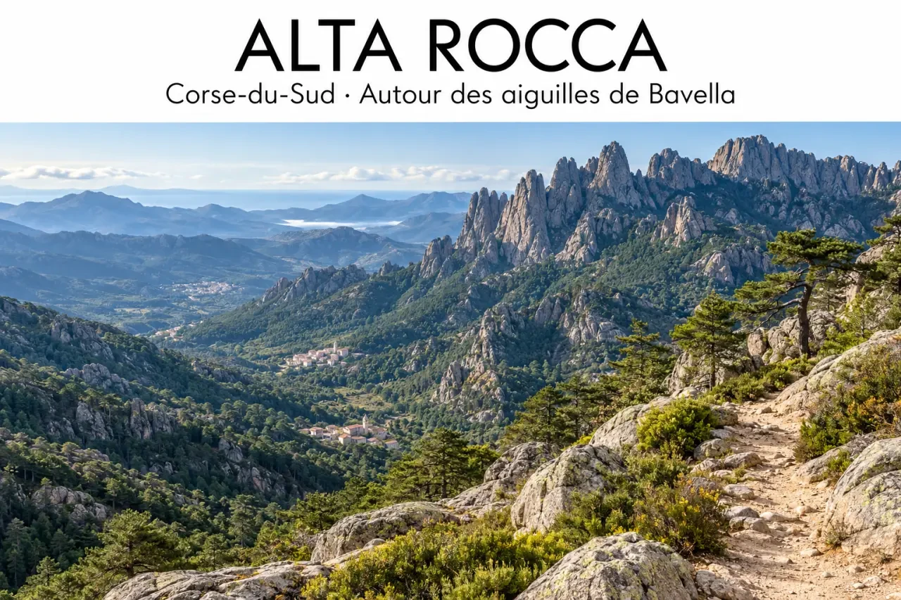 Paysages de montagne de l'Alta Rocca en Corse du Sud