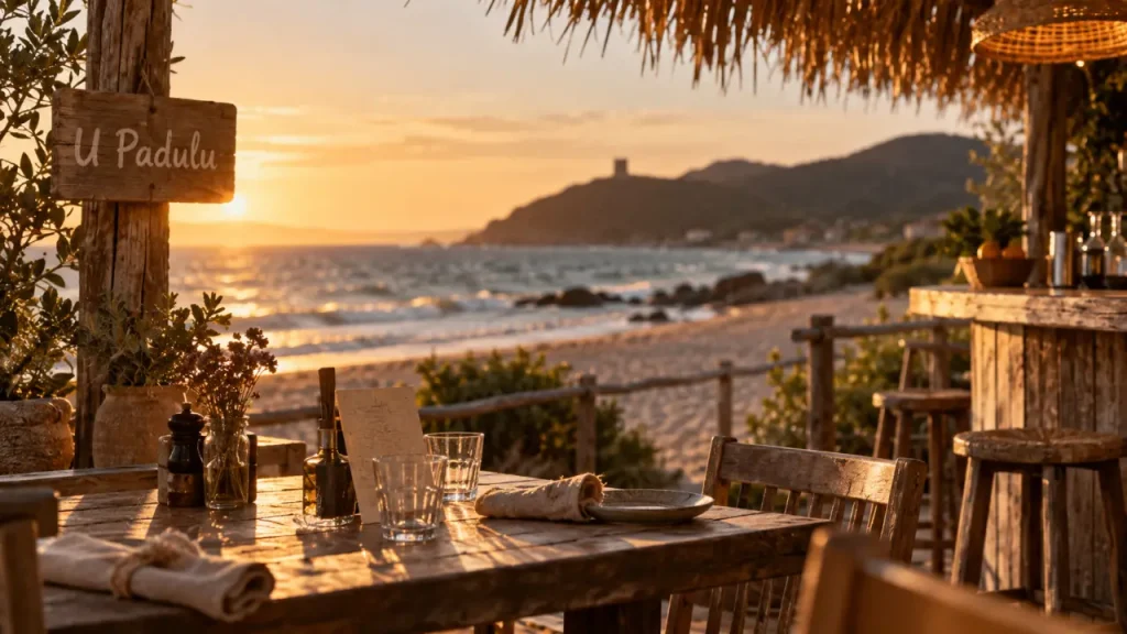 Paillote U Padulu à Macinaggio : une adresse de plage entre repas et pause gourmande
