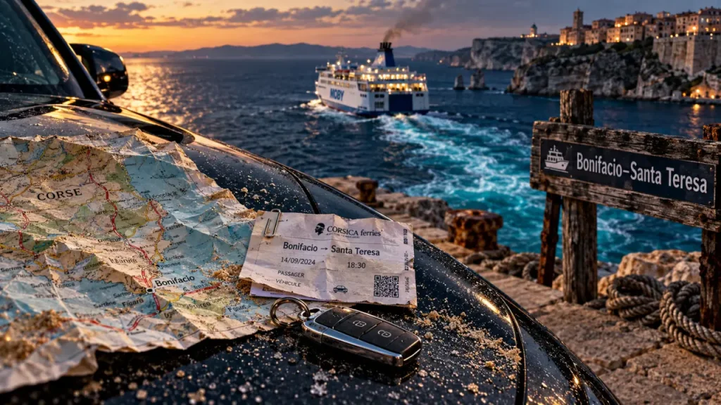 Traversée Corse Sardaigne : ferry Bonifacio–Santa Teresa, 50 minutes