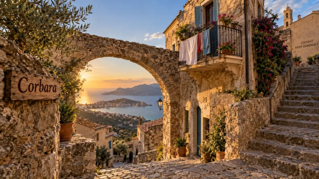 Visiter Corbara en Corse : ruelles perchées, couvent et plages de Balagne
